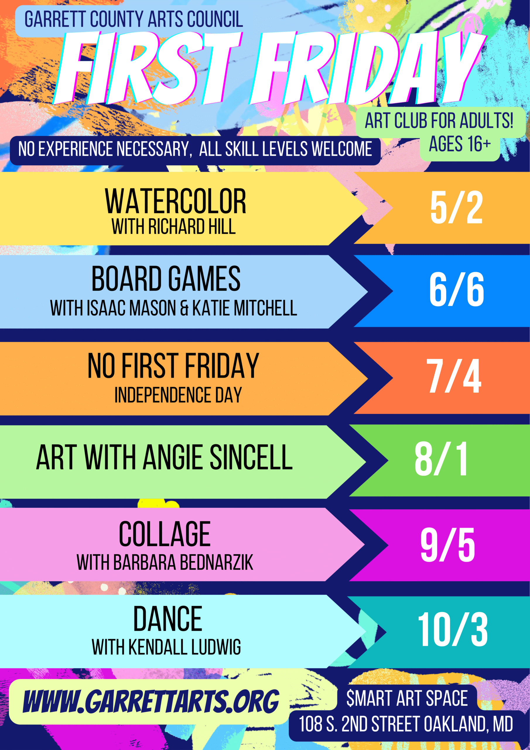 $MART ART - Garrett County Arts Council